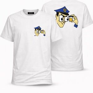 Nahmias Drug Test Printed White Tshirt Size M NWT Retail $275.00